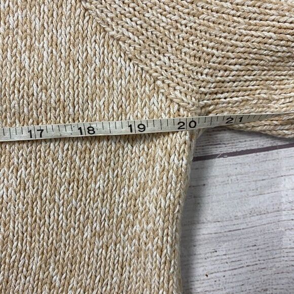 Express women L open front short sleeve knit cardigan beige - Picture 12 of 12